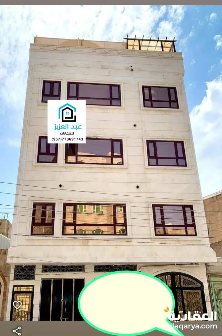 عمارة_سكنية_واستثمارية للبيع جنوب_العاصمة_صنعاء في شارع_تعز_حي_شميلة