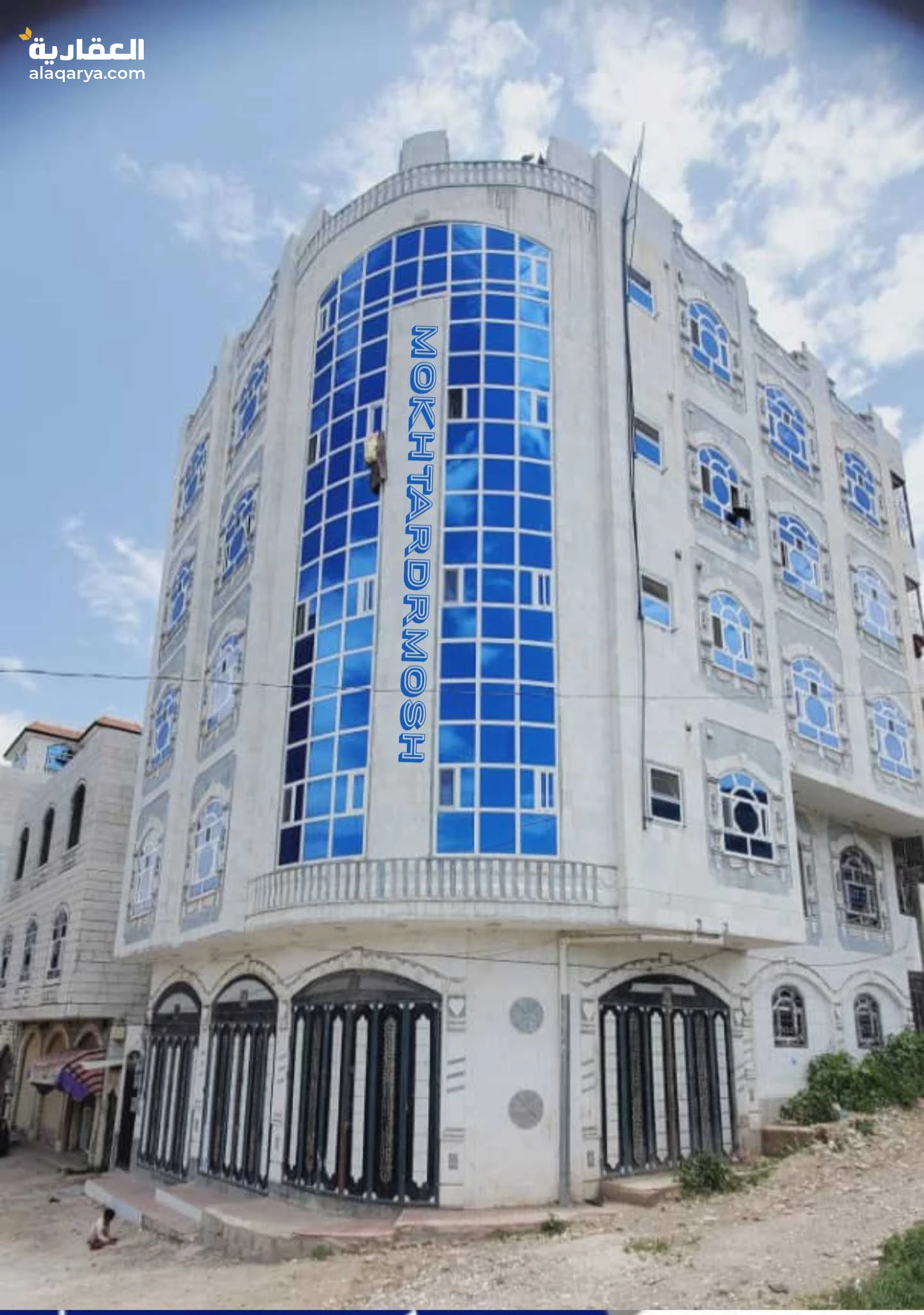 عماره5ادوار ركنية شارعين استثمارية
