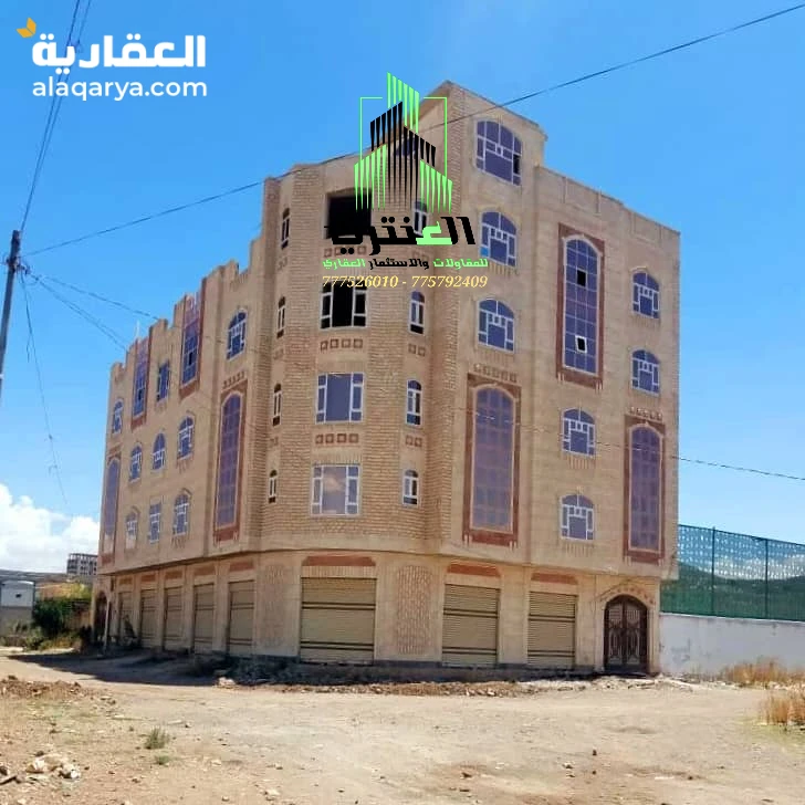 عماره تجاريه شارعين أربعة دور وملحق وطيرمانه