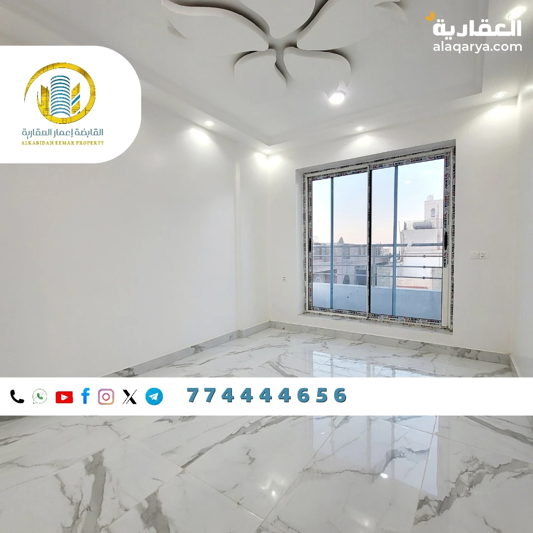 شقق للبيع في صنعاء حده قرب الجندول مساحة  175 م صافي