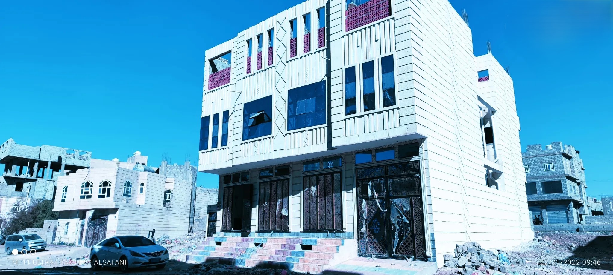 #عمارة للبيع: المساحه: خمس لبن عشاري شارع 14 متر درجة ثانية من الشارع الرئ
