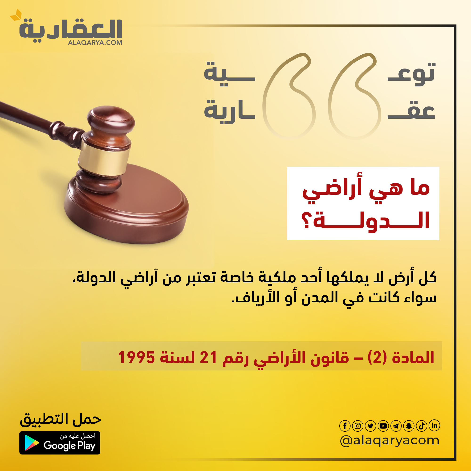 ما هي أراضي الدولة؟